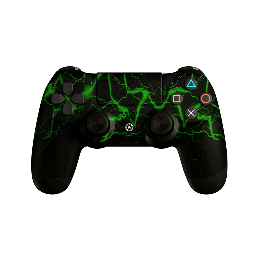 PS4 Controllers Aim Storm Green Full