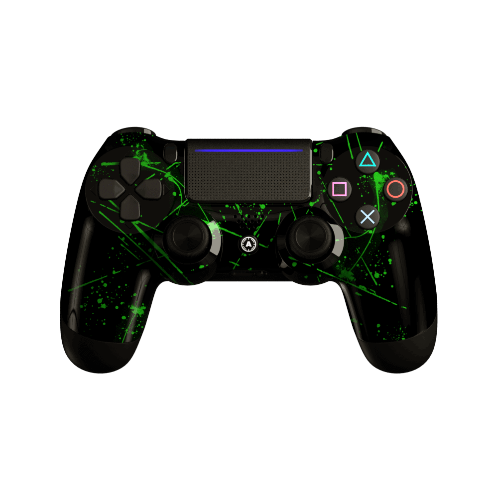 Aim Green Splattern PS4 Controller