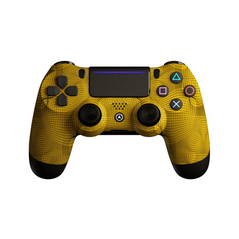 Aim Grid Yellow PS4 Controller