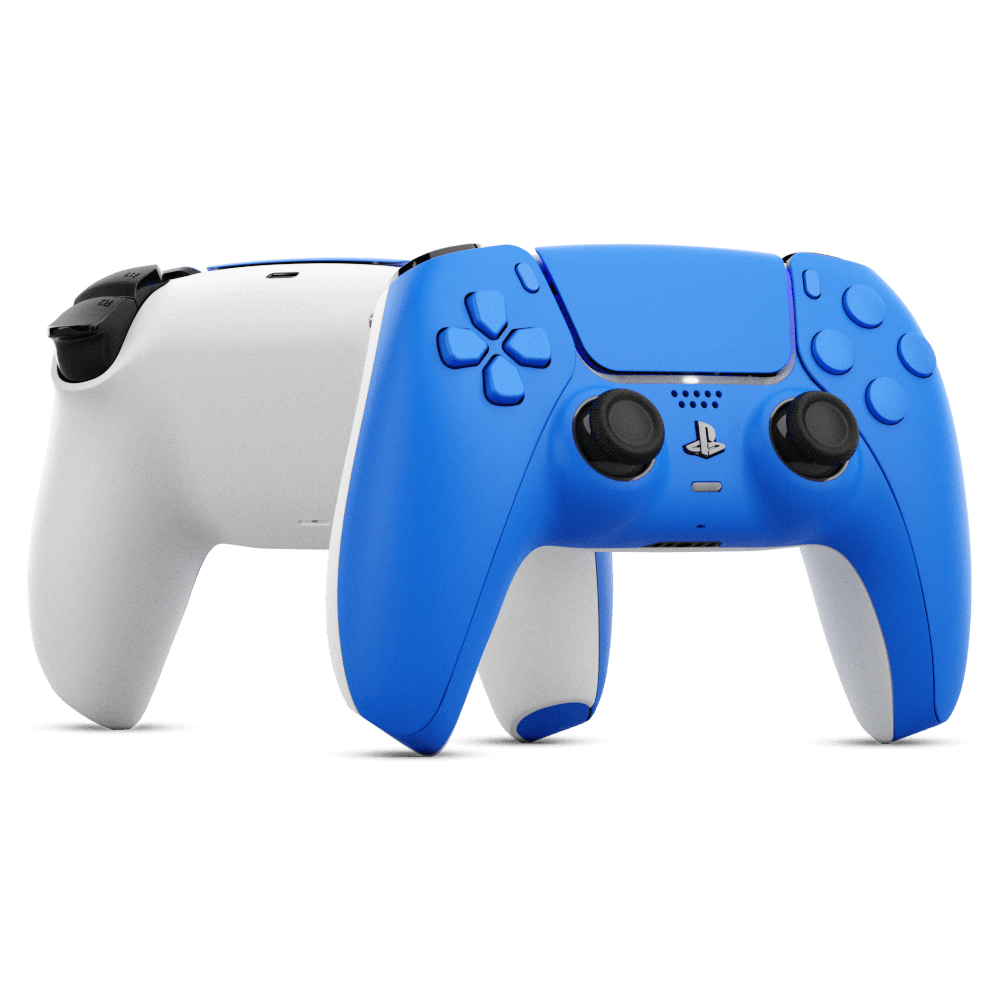 Blue matte ps5 aim controller aimcontrollers