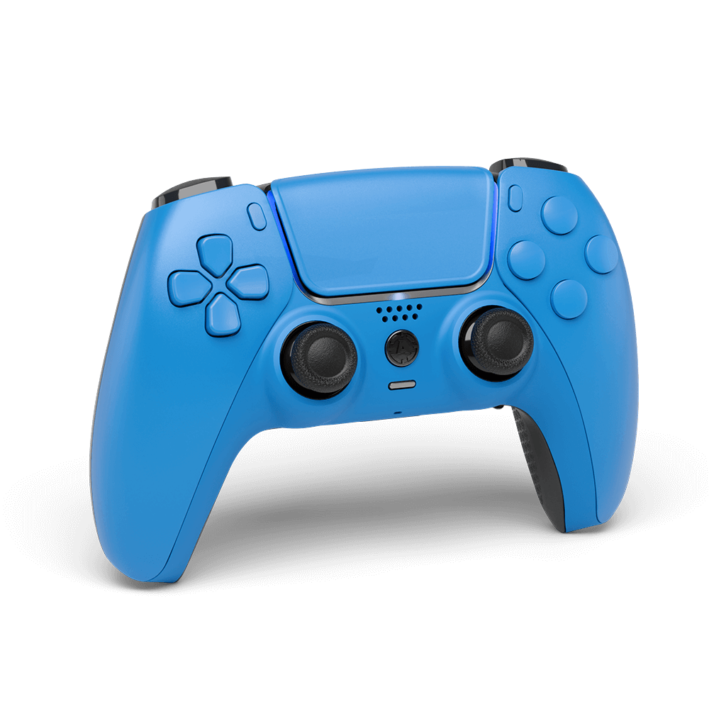 Blue Matte PS5 Aim Controller AimControllers