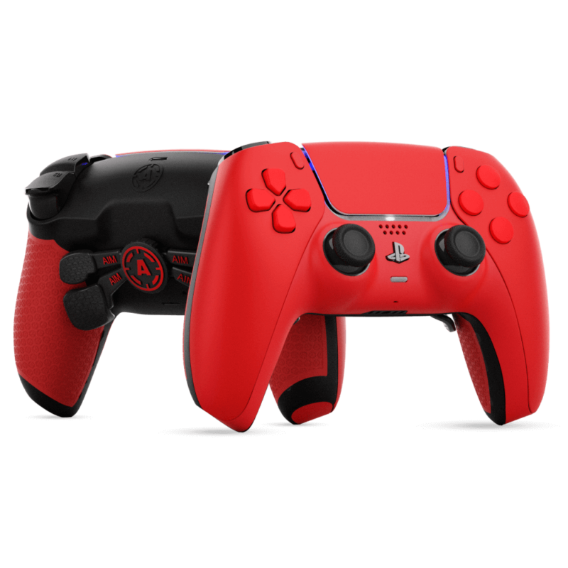 Red Matte PS5 Aim Controller - AimControllers