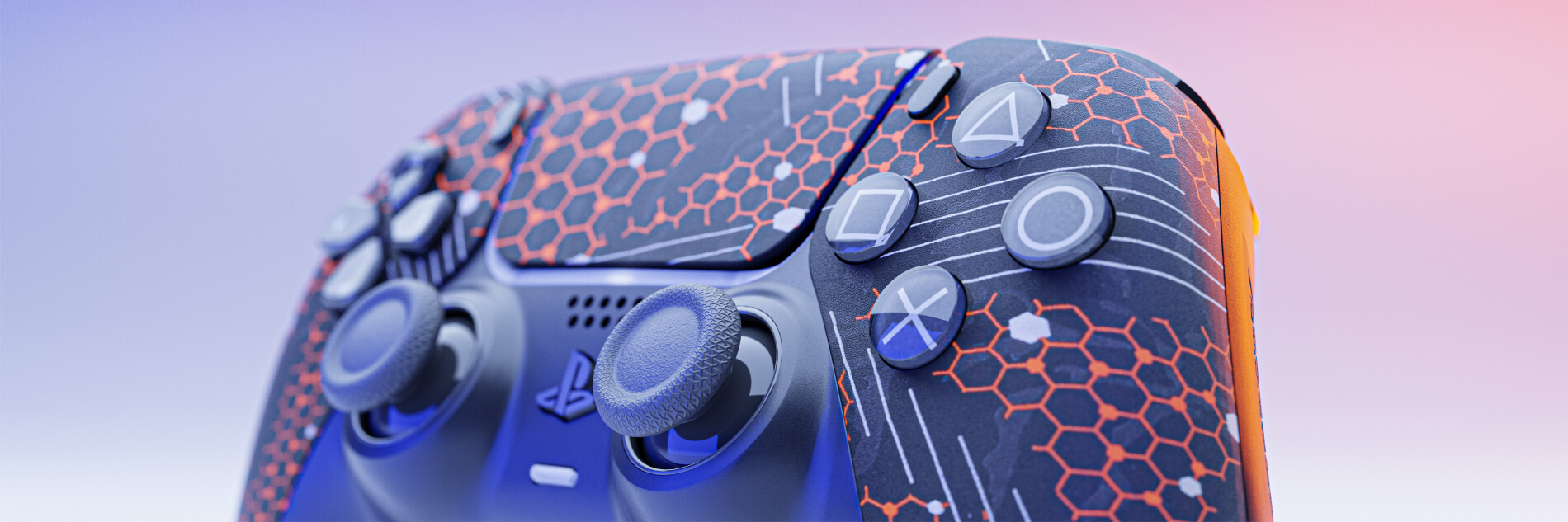 Playstation 5 Digital Brandywine - X Controllers - Mandos Personalizados