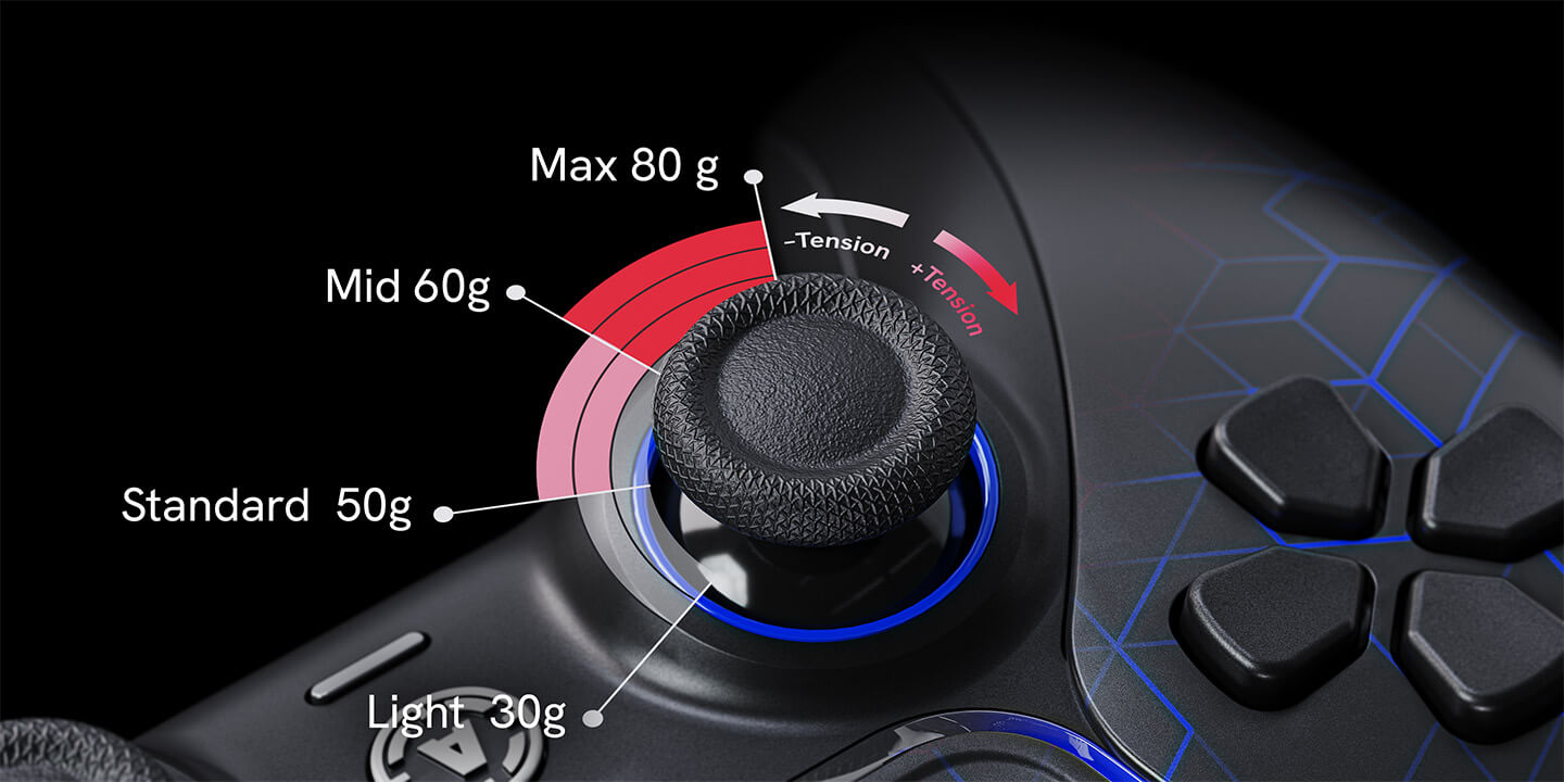 Aim MH5 Tension TMR stick, adjustable from 30 to 80 gf