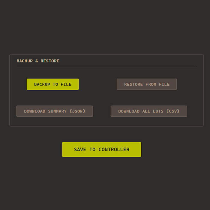 Save Configuration